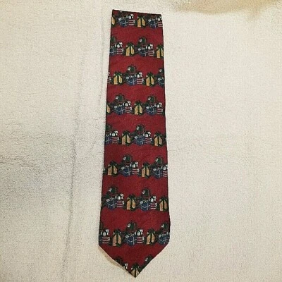 Мужской многоцветный галстук «Рождественский праздник» Stanley Blacker - Изображение 1 из 4