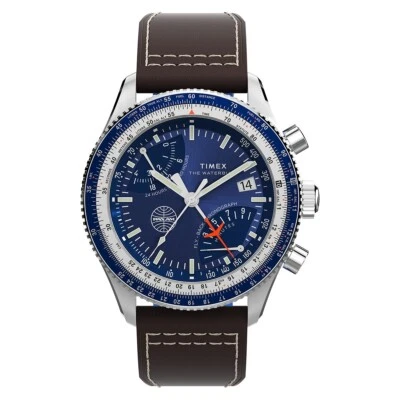 Timex x Pan Am Fly Back Chronograph Aviation Special Edition Watch TW2W97200 Foto 1 de 4