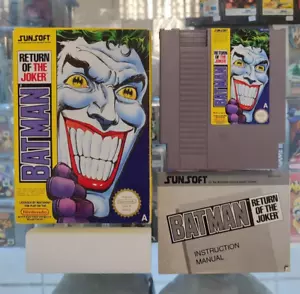 Batman Return of the Joker - Nintendo NES PAL A (Italy/UK/AUS) CIB, Excellent! - Picture 1 of 10