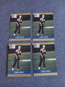 Corey Pavin 1990 Pro Set PGA Tour Golf # 62 Lot Of 4 Cards Pro Golfer - Picture 1 of 2