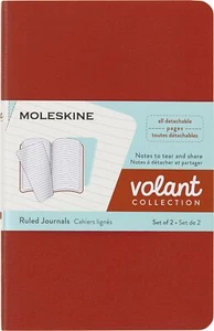 CAHIER VOLANT POCHE LIGNE ORANGE-BLEU 2EX - Afbeelding 1 van 6