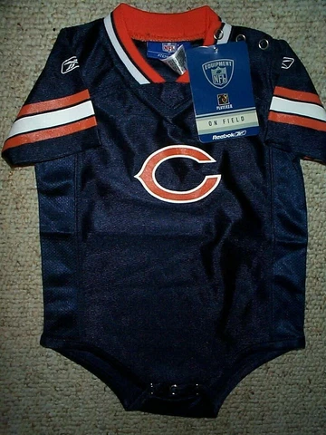 REEBOK Chicago Bears nfl Football INFANT BABY NEWBORN Jersey 6-9M M 6-9 M Months Cover
