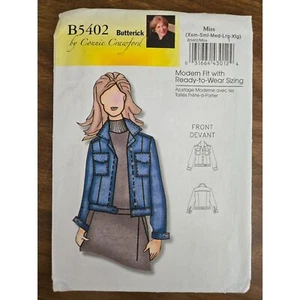 NEW Butterick Pattern B5402 Women Size XS-XL Jean Jacket Sewing Connie Crawford - Picture 1 of 2