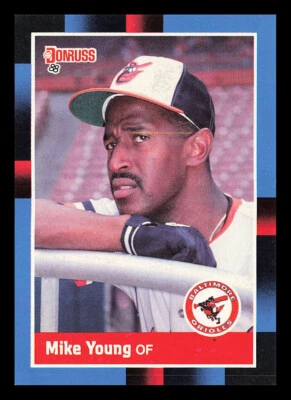 Mike Young #396 1988 Donruss Baltimore Orioles - Image 1 of 2