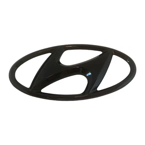 Black Hyundai Grill Emblem H Logo Badge for Sonata 2009 2010 2011 2012 2013 - Picture 1 of 3