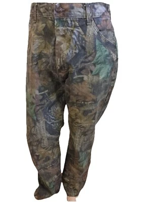 Duxbak 5 Pocket Camo Green Timber Advantage Pants Tag 36x32 - Meas.  35x33 - Image 1 of 4