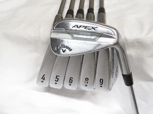 Juego de plancha Callaway Apex Pro usada 4-PW (falta 7i) True Temper Elevate 115 rígida - Imagen 1 de 9