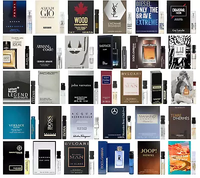 Juego de muestra de perfume para hombre - Lote de muestra de perfume de diseñador x 6 frascos surtidos Foto 1 de 2