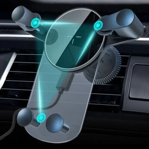 15W Wireless Charging Car Phone Holder  for 4.7-7inch Phones - Photo 1 sur 7