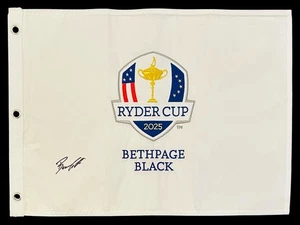 Ben Griffin Signed 2025 Ryder Cup Flag Bethpage Black USA Autographed +COA - Picture 1 of 5