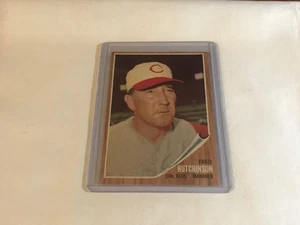 1962 Topps Baseball Fred Hutchinson #172 Ex+ Green Tint - Picture 1 of 2