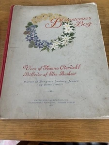 BLOMSTERNES BOG VERS JEANNA OTERDAHL 1914 DANISH CHILDREN'S BOOK - Picture 1 of 2