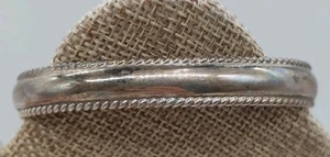 Signiertes CJA gedrehtes Seil 925 Sterling Silber Armreif Armband LESEN - Bild 1 von 8