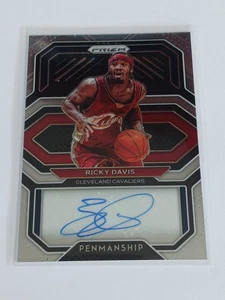 2020-21 Panini Prizm Ricky Davis Penmanship Signature #PE-DMA Auto Autograph - Picture 1 of 2