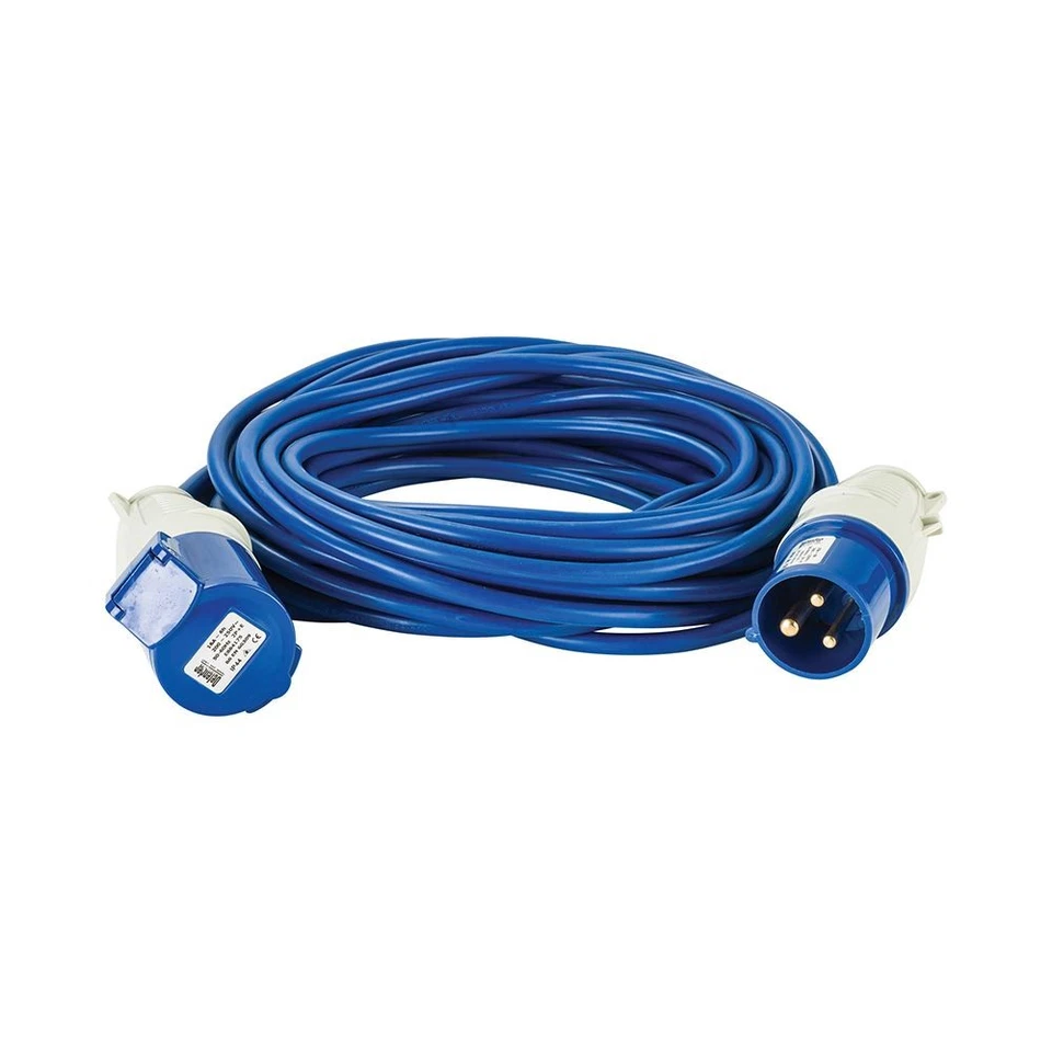 Defender - Kabel Sambungan Biru 1.5mm2 16A 14m - 230V - Image 1 of 1