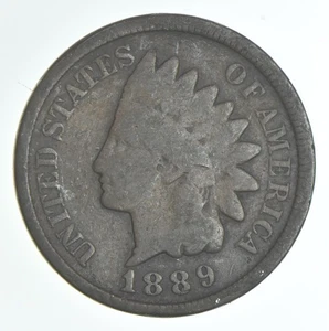 1889 Indian Head Cent AC Average Circ *7817 - Picture 1 of 3