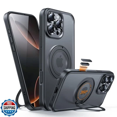 YFVLKEE Magnetic for iPhone 16 Pro Max Case Camera Control Button with Stand  - Image 1 of 4