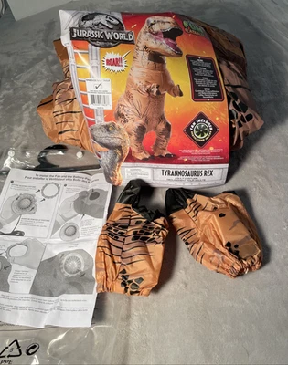 Rubies Jurassic World Tyrannosuarus Rex Fun Flatables Adult Halloween Costume  - Image 1 of 4