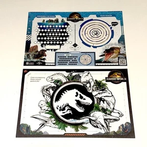 Jurassic World Rebirth (2025) Promo Activity Posterkarte Johannson Spielberg - Bild 1 von 3