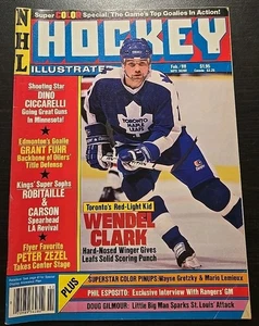 Hockey Illustrated Magazine February 1988 Wendel Clark NHL - Picture 1 of 2