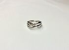 Women's 14K White Gold Ring With 0.20 Ct Diamonds (Size 5.75)