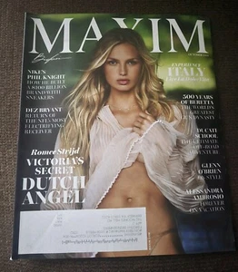 Maxim Magazine October 2016 Romee Strijd - Phil Knight - Alessandra Ambrosio 623 - Picture 1 of 1
