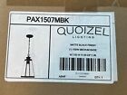 Quoizel Lighting Paxton PAX1507MBK 100W Pendant Ceiling Light Matte Black 7"