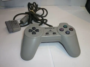 GENUINE SONY PLAYSTATION 1 (SCPH-1080) PS1 CONTROLLER IN GREY - AU STOCK !!! - Imagen 1 de 12