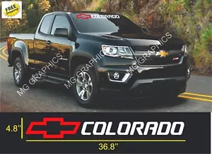 Colorado With Logo Front Windshield Decal Fits Chevy Colorado - Picture 1 of 1