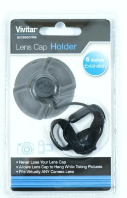 VIVITAR LENS CAP HOLDER 6 Inch Extension Designed For Almost All Camera Lens Cap - Image 1 of 2