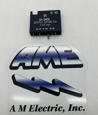 OPTO 22 Opto22 G4 OAC5 Output 120 VAC, 3 A, 5 Volt Logic (A-6)
