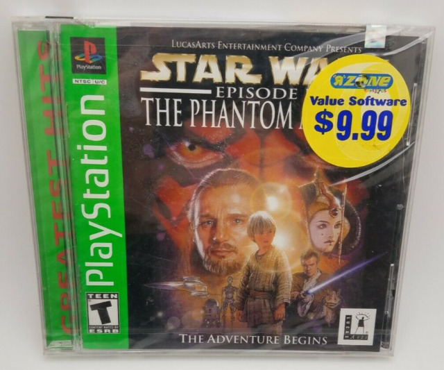 🕹️ Play Retro Games Online: Star Wars: Episode I - The Phantom Menace (PS1)