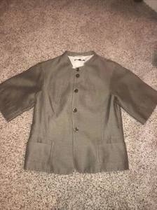 2008 Hugo Boss Women’s Skirt Suit, Light Brown/Beige, Twill Cotton Size 8 - Picture 1 of 8