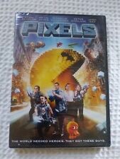 Pixels (DVD, 2015 Widescreen) Adam Sandler/Kevin James NEW Sealed Free Ship !!