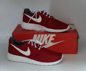 Nike Roshe One GS Turnschuhe 599728-603 Größe 6,5 Fitnessstudio rot weiß Laufschuhe - Bild 1 von 10