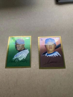 2008 Topps Chrome T205 Gold Lot X 2 Hanley Ramirez Chin-Lung-Hu - Image 1 of 2
