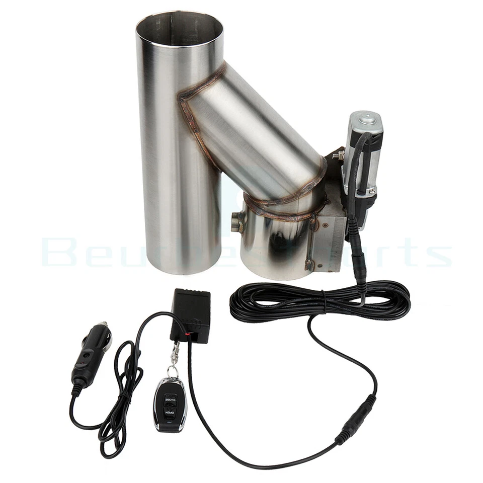 2.5" 63mm SS Electric Exhaust SYSTEM Set - Image 1 of 4