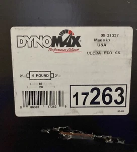 Walker Ultra Flo SS Muffler 2.5" Ctr In 2.5" Ctr Out - Picture 1 of 1