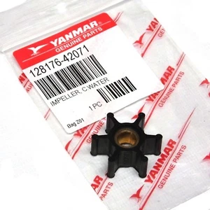 Genuine YANMAR Water Pump Impeller - 1GM - 1GM10 - 128176-42071 / 128176-42090 - Picture 1 of 1