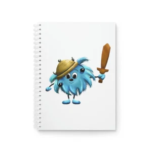 Spiral Notebook featuring Paxton the Fluff Bug - Picture 1 of 7