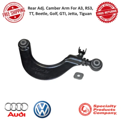 SPC Rear Adj Camber Arm For A3, RS3, TT, Beetle, Golf, GTI, Jetta, Tiguan #81335 - Image 1 of 4