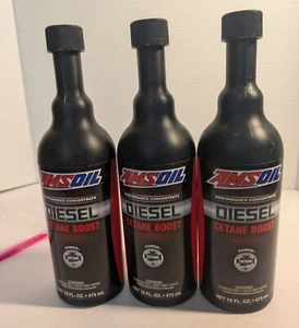 Lot of 3 battles 16 Fl. OZ. Amsoil Diesel Cetane Boost. Total 48 Fl oz. - Picture 1 of 7