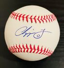 Chipper Jones Autographed OML Baseball Atlanta Braves/ JSA