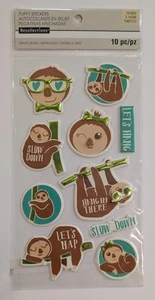 Sloth Themed Scrapbooking Stickers by Recollections - Picture 1 of 3