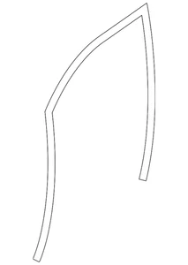 Original Subaru Run Channel 63527SG101 - Imagen 1 de 2