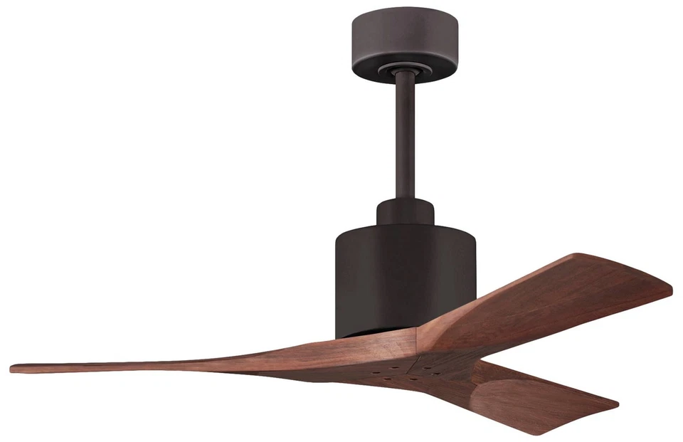 42" Matthews Nan Bronze and Walnut Outdoor Ceiling Fan with Remote - Image 1 of 1
