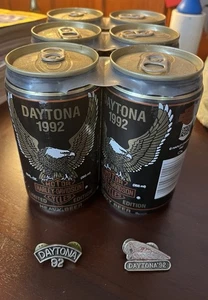 1992 Daytona Bike Week Bier Souvenir Hut Pins Indianer - Bild 1 von 3