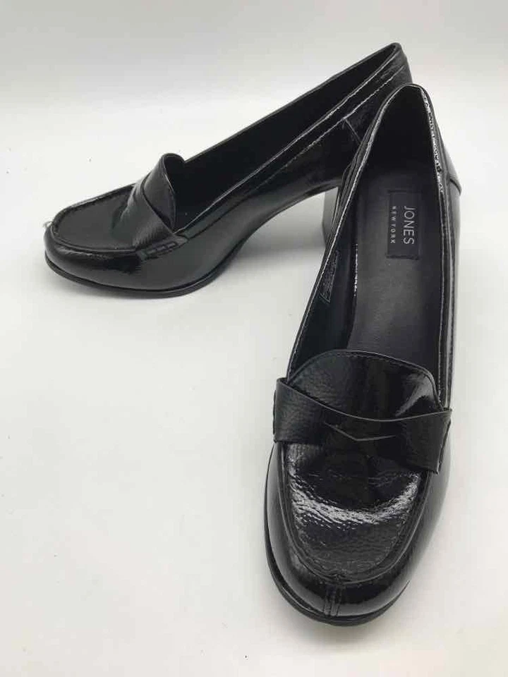 Jones NY Black Size 9 Loafer Heels - Image 1 of 4