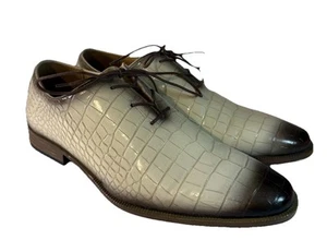 Antonio Cerrelli Elite Herren Größe 10 natürliche hellbraune Farbe verblassen elegante Schuhe - Bild 1 von 14