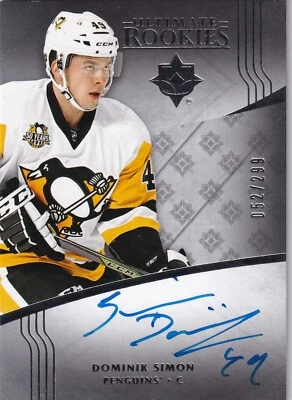 2016-17 Ultimate Collection #106 Dominik Simon AUTO 52/299 - Image 1 of 2